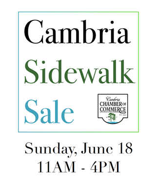 Image: Cambria Sidewalk Sale