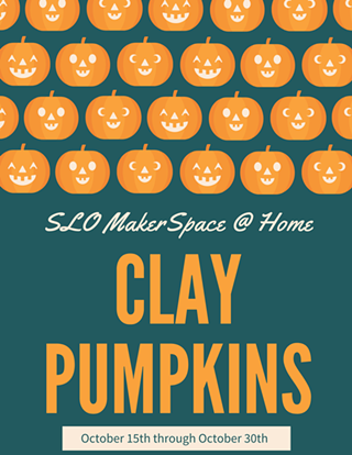 Image: Clay Pumpkin Make and Take Class at Home