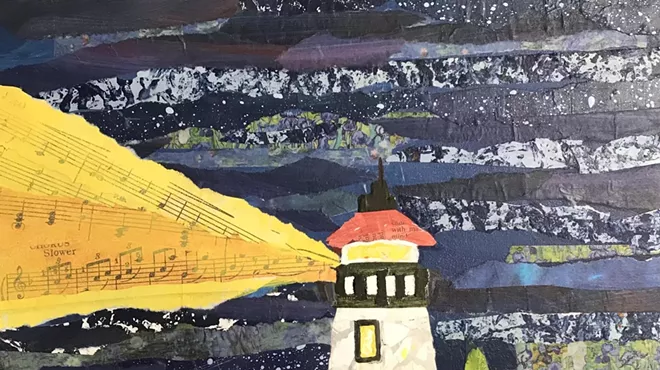 Image: Collaging the Coast: Lighthouse with Linda Cunningham