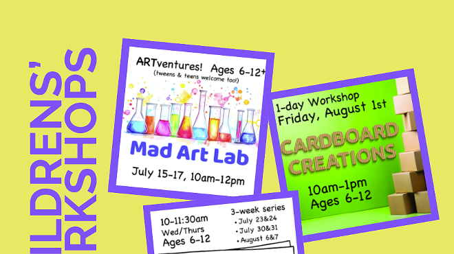 Image: Cool Characters Childrens' Workshop -- 3-Week Series