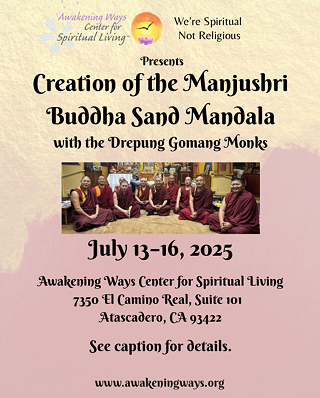 Image: Creation of the Manjushri (Wisdom) Buddha Sand Mandala
