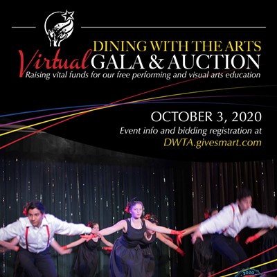 PRYAF's Dining with the Arts Virtual Gala Poster