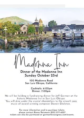 Image: Dinner at the Madonna Inn