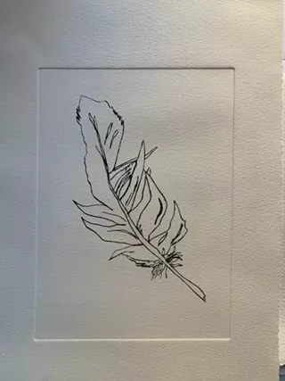 Image: Drypoint Printmaking Demo