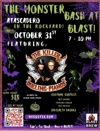 Image: Dueling Pianos Halloween Bash - Blast & Brew A-Town!