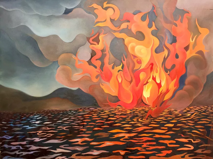 Ocean on Fire