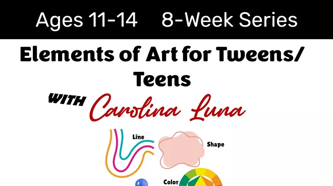 Image: Elements of Art for Tweens and Teens with Carolina Luna