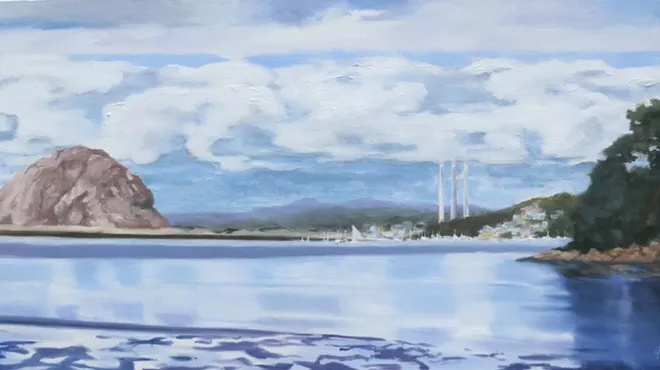 Image: Featured Artist Joan Brown's "Across the Bay"