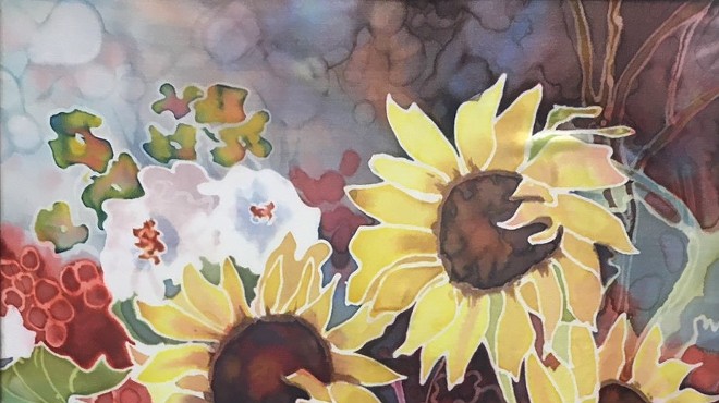 Featured Artist Sheila Underwood: Silk Painting and Watercolor