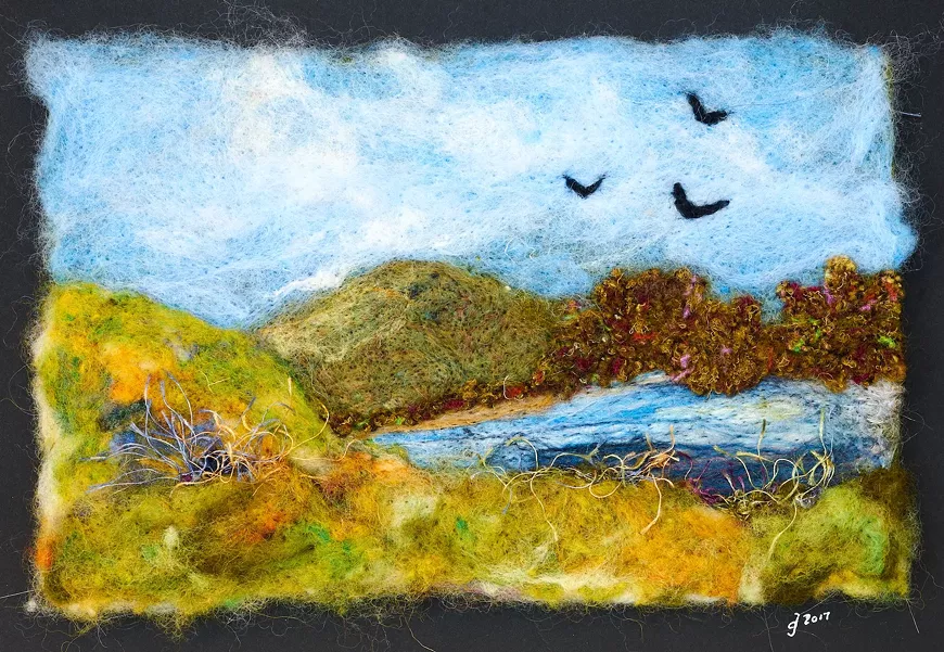 Fiber and Felting by Artist Debbie Gedayloo