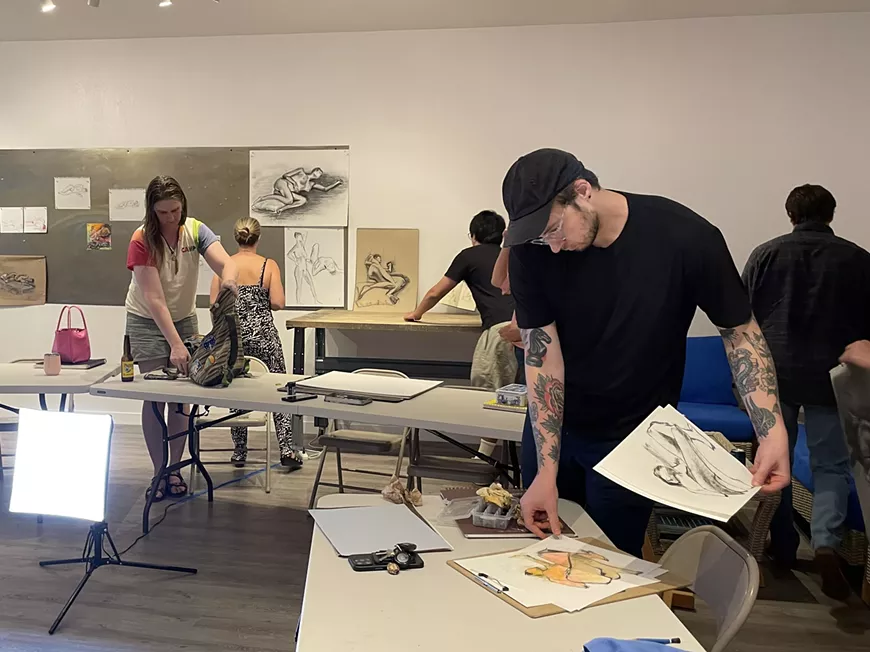 Figure Drawing at Fieldwork