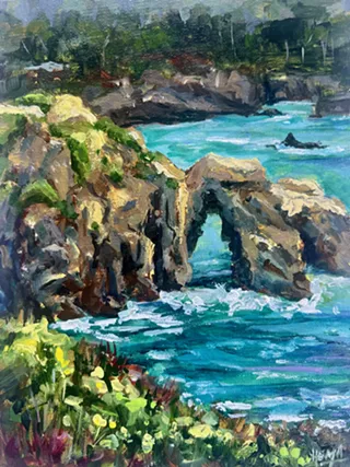 Image: Fine art acrylic paintings by Hema Sukumar