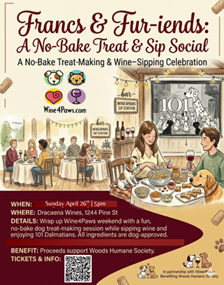 Image: Francs & Fur-iends: Wine4Paws Event