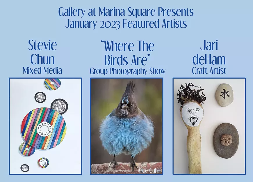 Gallery at Marina Square January Featured Artists