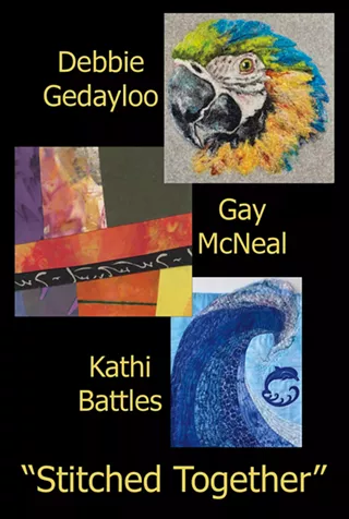 Image: Gallery at Marina Square presents Fiber Artists Debbie Gedayloo, Gay McNeal, and Kathi Battles