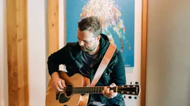 Image: Jon Firey plays at Arrowsmith's