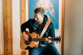 Image: Jon Firey plays at Arrowsmith's