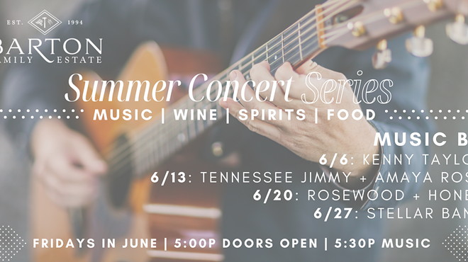 Image: June Summer Concert Series at Barton Family Estate
