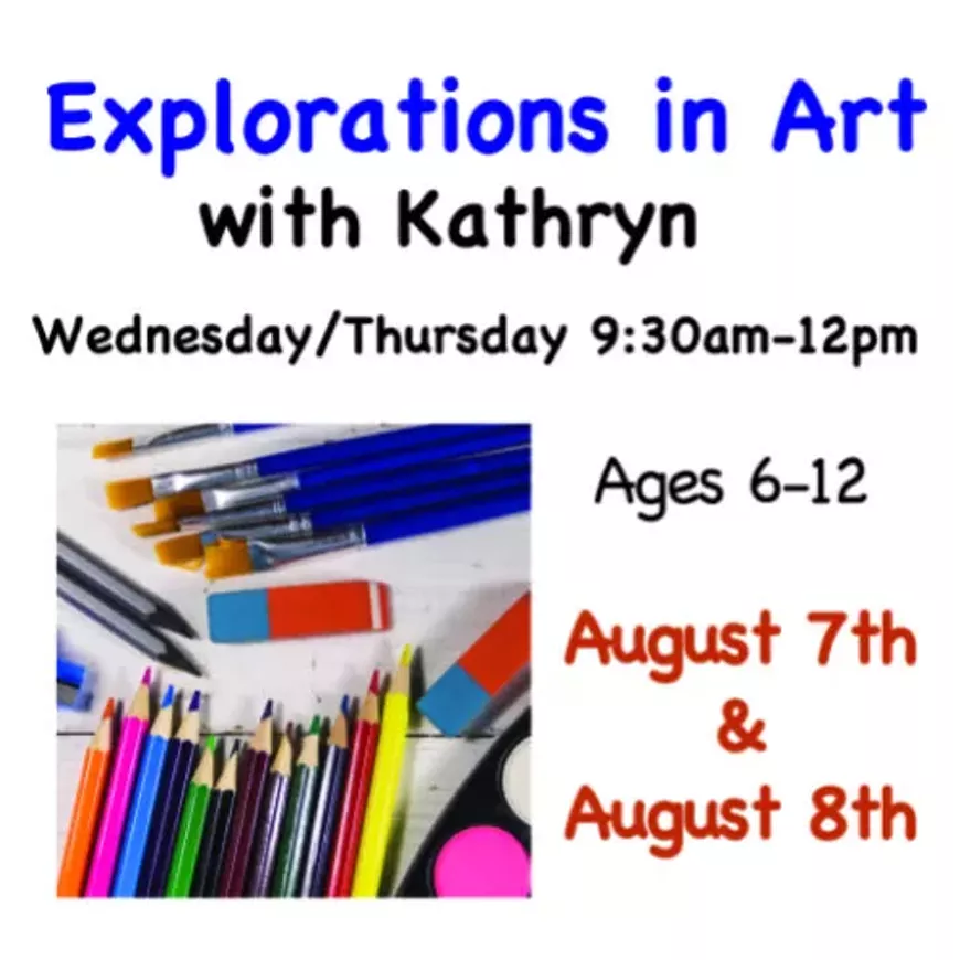Kid's Art Camp with Kathryn: August 7 & 8