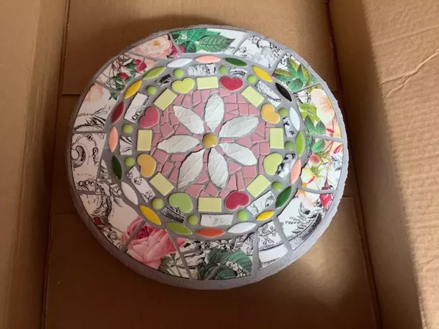 Learn mosaics, take home a finished project and have fun!