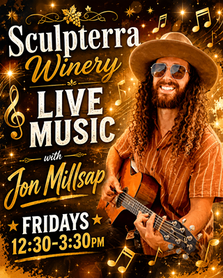Image: Live Free Music with Jon Millsap at Sculpterra Winery