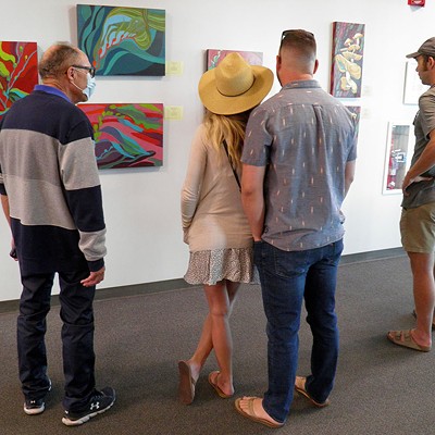 Viewers take in Featured Artist exhibit at Valley Art Gallery