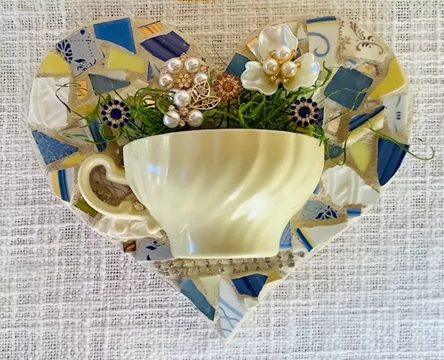 Learn mosaic basics and take home a finished piece.