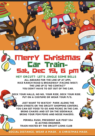 Merry Christmas Car Train