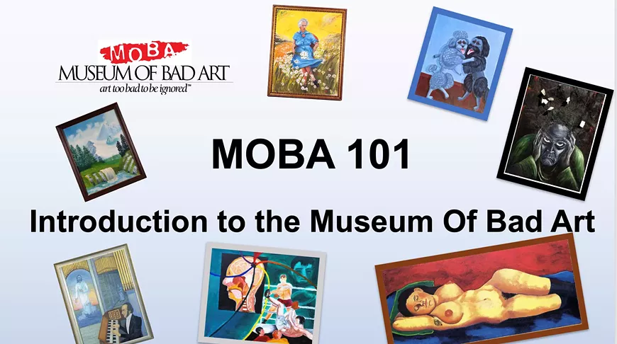 The Museum Of Bad Art presents a virtual program featuring "art gone wrong" on June 18. Visit slolibrary.org for more info!