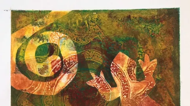 Image: Monoprinting with Gelli Plate with Joyce Bauerle