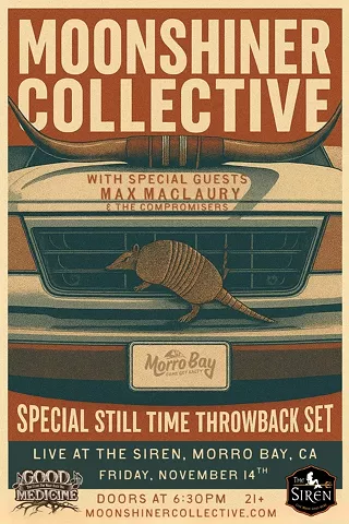 Image: Moonshiner Collective with special guest Max MacLaury & The Compromisers