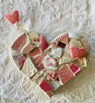 Image: Mosaic Heart Art