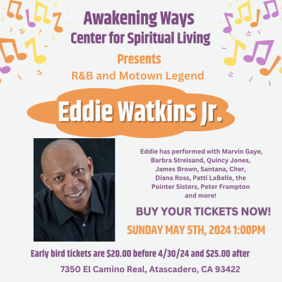Motown and R&B Legend Eddie Watkins Jr. in Concert