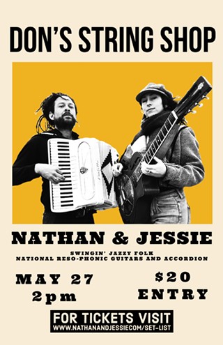 Nathan and Jessie live at Don's String Shop