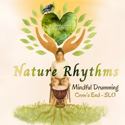 Image: Nature Rhythms at Crow's End: Mindful Drumming & Nature Connection