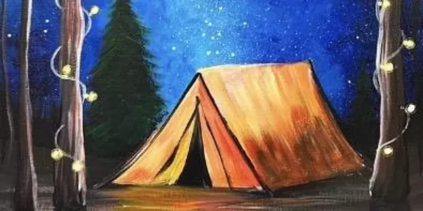 Camping under the stars.