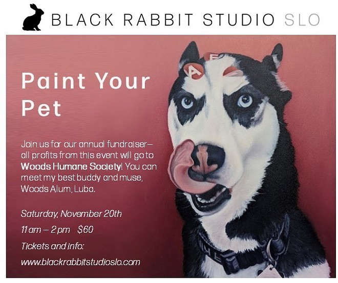 Paint Your Pet Fundraiser for Woods Humane Society Saturday, December 4, 2021, 11 am - 3 pm