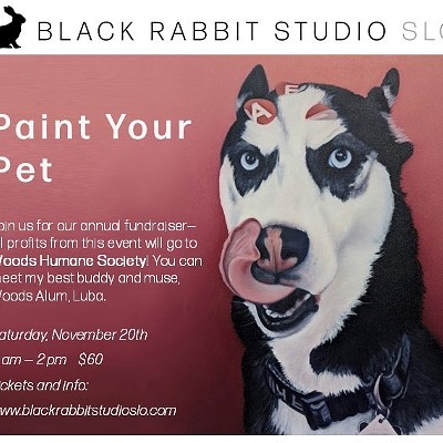 Paint Your Pet Fundraiser for Woods Humane Society Saturday, December 4, 2021, 11 am - 3 pm