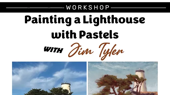 Image: Painting a Lighthouse with Pastels with Jim Tyler