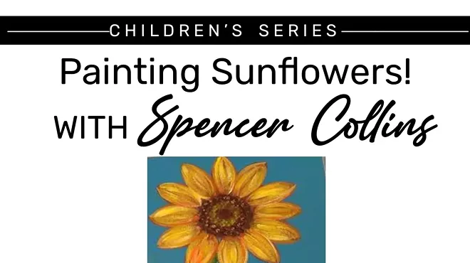 Image: Painting Sunflowers: Children's Art Class