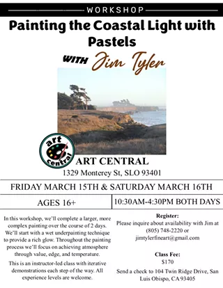 Image: Painting the Coastal Light with Pastels with Jim Tyler