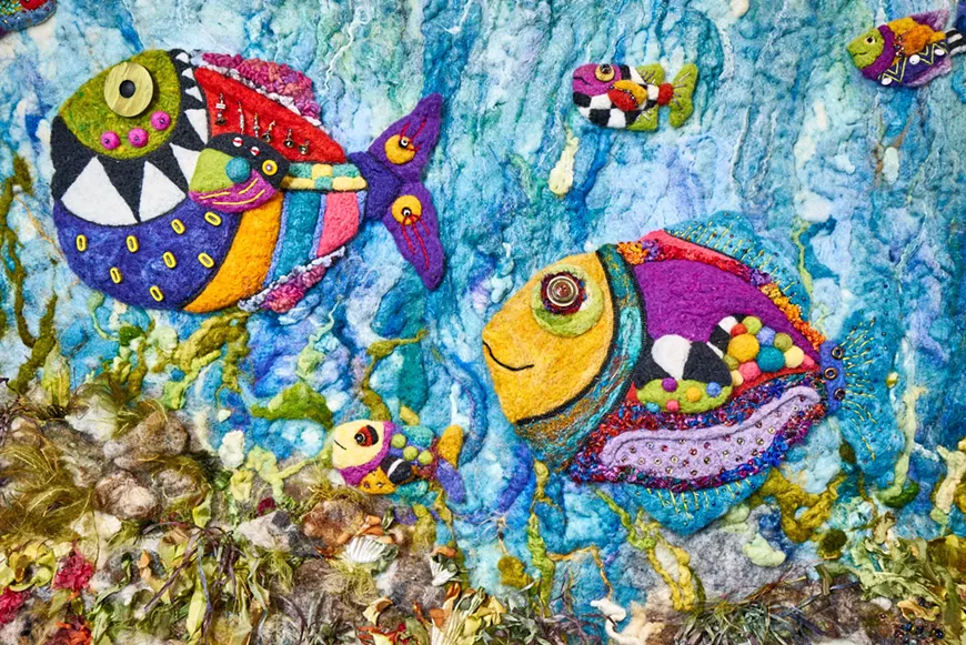 Fine Art Paper, Fiber and Felt by Debbie Gedayloo