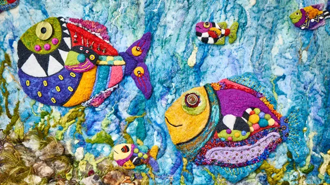 Image: Paper, Felt, and Fiber Art by Debbie Gedayloo