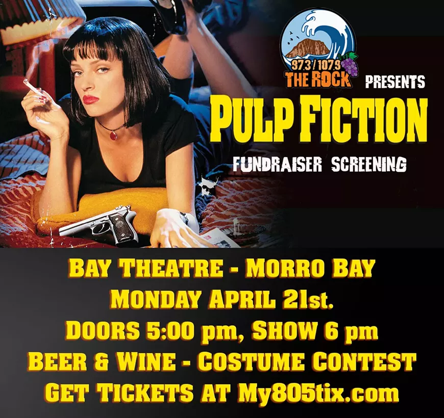 Pulp Fiction at the Bay Theatre April 21st