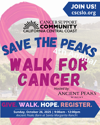 Image: Save the Peaks Annual Walk for Cancer Benefiting Cancer Support Community
