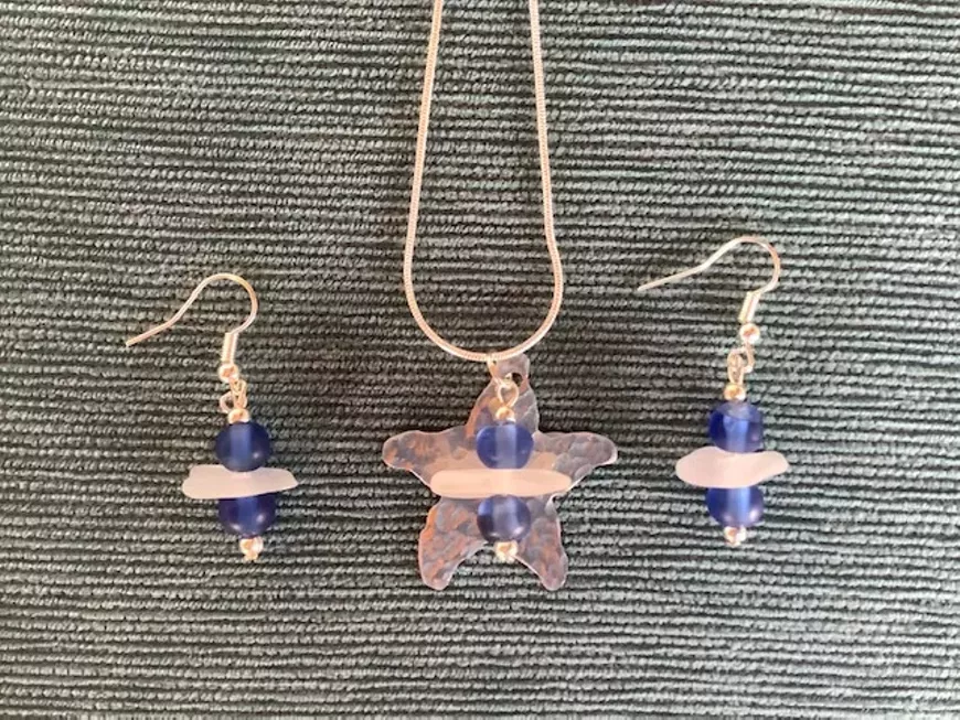 Create sea glass jewelry