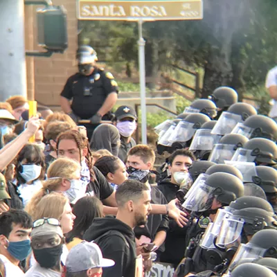 Image: SLO Police Chief defends use of tear gas on June 1 protesters