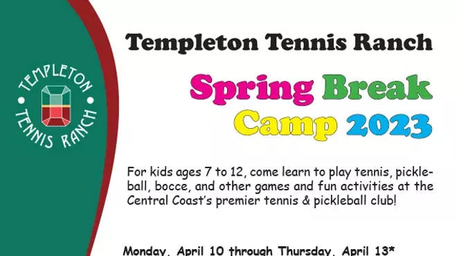 Image: Spring Break Tennis and Pickleball Camp