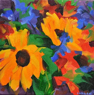 Image: Summer Flowers Oil Painting Class