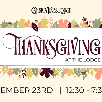 Thanksgiving at the Lodge